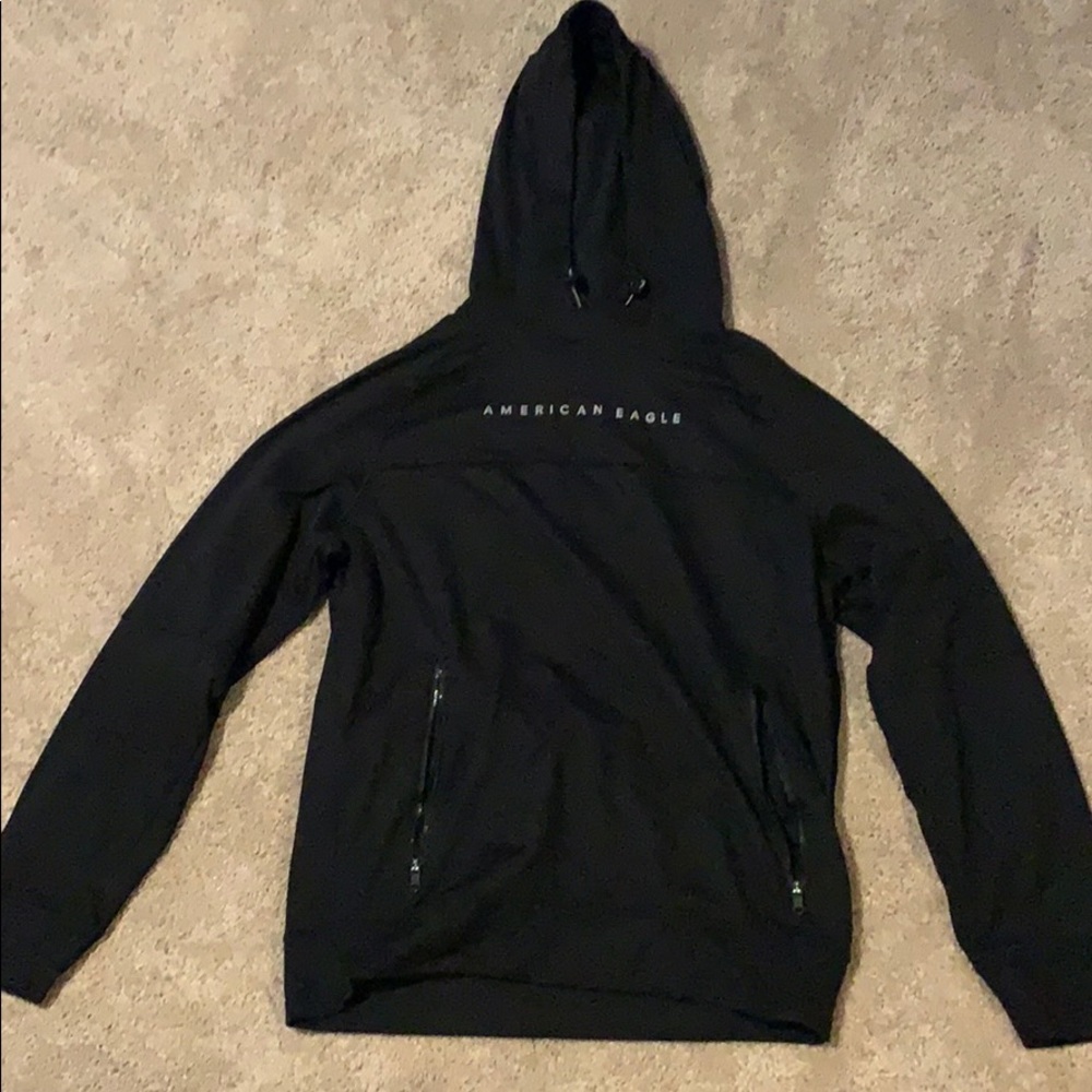 Black American Eagle Hoodie